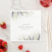 Rustieke Lavendel & Salie Bruidsdouche Servet (Insitu)