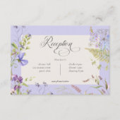 Rustieke Lavendel & Salie Wildbloemen Lavendel Informatiekaartje (Voorkant)