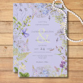 Rustieke Lavendel & Salie Wildbloemen Lavendel Kaart