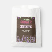 Rustieke Lavendel Spring Shower Party Baby shower Bedankzakje (Voorkant)