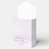 Rustieke Lavendel Waterverf Bloemige Bruidsdouche Bedankdoosjes (Geopend)