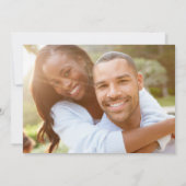 Rustieke Lavendel Wildflower + Foto Opslaan De Dat Kaart (Achterkant)