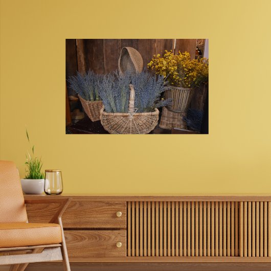 Rustieke Lavendoelst Poster (Woonkamer 2)