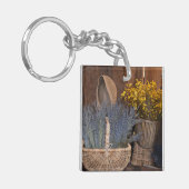 Rustieke Lavendoelst Sleutelhanger (Voorkant Links)