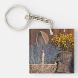 Rustieke Lavendoelst Sleutelhanger