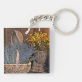 Rustieke Lavendoelst Sleutelhanger (Achterkant)