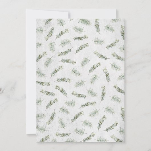 Rustieke lelijke trui kerstfeest kaart (Achterkant)