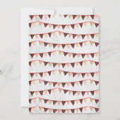 Rustieke lelijke trui kerstfeest kaart (Achterkant)