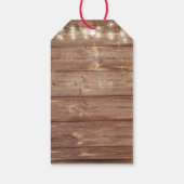 Rustieke Lemon Basket Modern Schattige Baby shower Cadeaulabel (Achterkant)