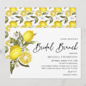 Rustieke Lemon Bridal Brunch Douche Kaart (Voorkant / Achterkant)