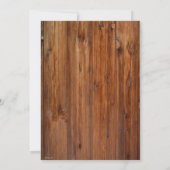 Rustieke lente bloemen metselwerk lampjes kaart (Achterkant)