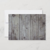 Rustieke Lichten Hout RSVP Kaartje (Achterkant)