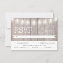 Rustieke Lichten - RSVP Menu Kaart
