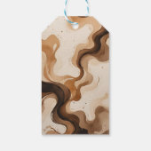 Rustieke Liefde Broeit Dank Je Bruidsfeestje Cadeaulabel (Achterkant)