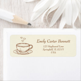 Rustieke liefde is het brouwen van koffie Birdal S Etiket