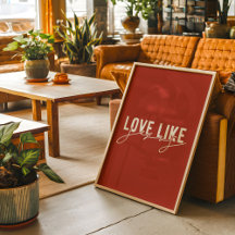 Rustieke liefde zoals Jezus Christelijk