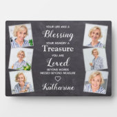 Rustieke Liefdevolle Herinnering Gepersonaliseerde Fotoplaat (voorkant)