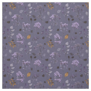 Rustieke lila botanische bloemrijke vintage boho b stof