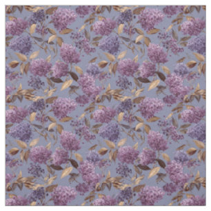 Rustieke lila botanische bloemrijke vintage boho b stof