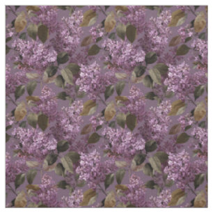Rustieke lila botanische bloemrijke vintage boho b stof