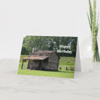 Rustieke Log Cabin Foto Verjaardag
