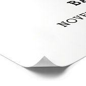 Rustieke lokaal geteelde Boerderij schuur Baby sho Poster (Hoek)