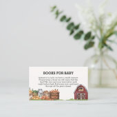 Rustieke lokaal geteelde veggie boeken voor Baby s Informatiekaartje (Staand voorkant)