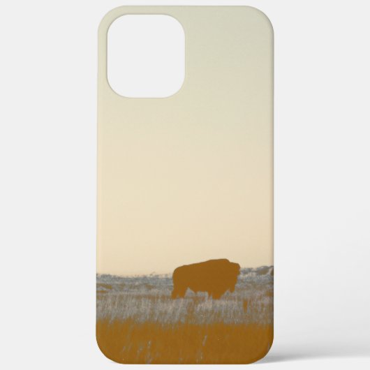 Rustieke Lone Buffalo foto van de Badlands Case-Mate iPhone Case (Achterkant)