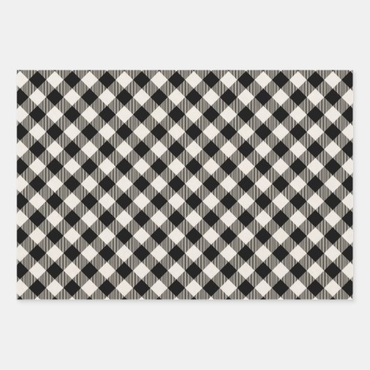 Rustieke Lumberjack Plaid Vakantie Inpakpapier Vel (Voorkant 2)