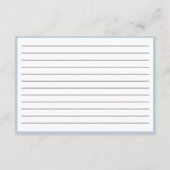 Rustieke madeliefjes & blauw bloemig Vrijgezellenf Informatiekaartje (Achterkant)