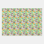 Rustieke Mallard Ducks Blauwe Gevleugelde Blauwgro Inpakpapier Vel (Voorkant 2)