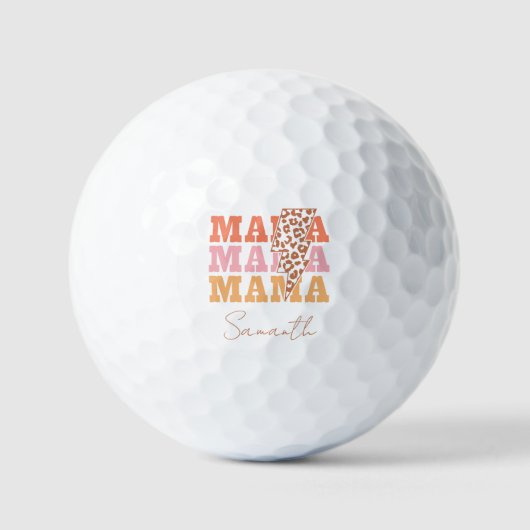 Rustieke "mama" herhaling golfballen (Voorkant)