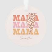 Rustieke "mama" herhaling ornament (achterkant)