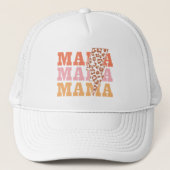 Rustieke "mama" herhaling trucker pet (Voorkant)