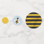 Rustieke Mama naar Bee Baby Boy Douche Tafel Confe Confetti (Voorkanten)