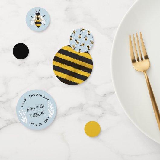 Rustieke Mama naar Bee Baby Boy Douche Tafel Confe Confetti (Groep)