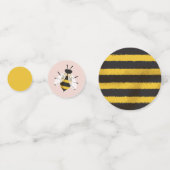 Rustieke Mama naar Bee Baby Meisje Douche Tafel Co Confetti (Voorkanten)