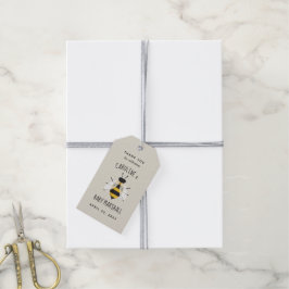 Rustieke Mama naar Bee Baby shower Favor Cadeau La Cadeaulabel