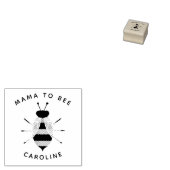 Rustieke Mama naar Bee Custom Rubber Craft Stamp Rubberstempel (Gestempeld)