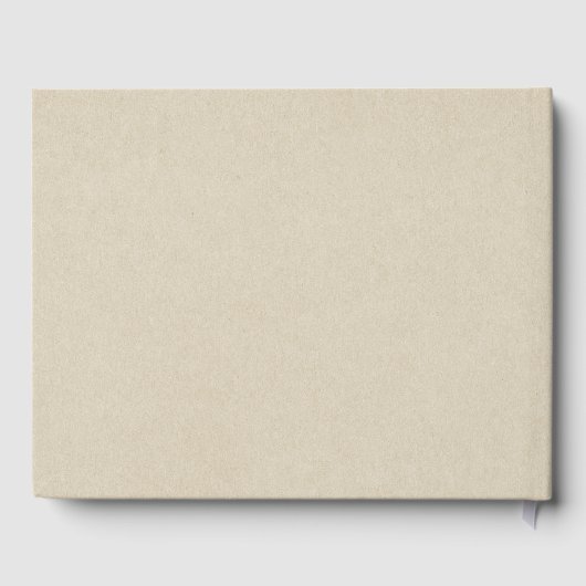 Rustieke Man & Vrouw Doe Deer Black Birch Wedding Gastenboek (Achterkant)