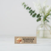 Rustieke Mand Kippeneieren Boerderij Visitekaartje (Staand voorkant)