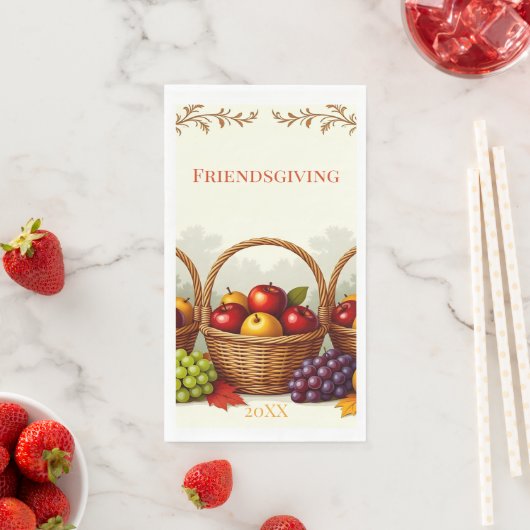 Rustieke mand van appels Vriendschapsgeschenk Papi Servet (Insitu)