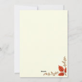 Rustieke manden van appels Vriendschap Potluck Feestdagenkaart (Achterkant)