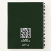 Rustieke mannelijke Forest Mountains buiten Notitieboek (Achterkant)