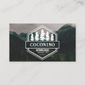 Rustieke mannelijke Forest Mountains buiten Visitekaartje (Voorkant)