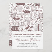  rustieke Mannen 48ste verjaardag Kaart (Voorkant / Achterkant)