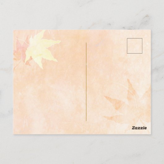 Rustieke Maple trouwfoto Save the Date Briefkaart (Achterkant)