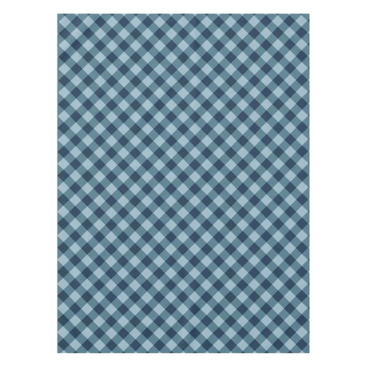 Rustieke marine en Blue Buffalo Plaid Tafelkleed (Voorkant)