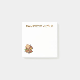 Rustieke markt kraam producten post-it® notes