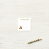 Rustieke markt kraam producten post-it® notes (Op bureau)